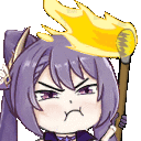 3sKeqingRiot animated Discord emote from Anime Sekai