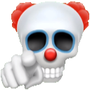 skullclown Discord sticker from ~𝓞𝓾𝓽𝓒𝓪𝓼𝓽~