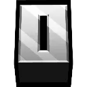 Letter O rendered in a shiny metallic 3D style against a black background.