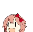 sayorijump animated emote from Fantasy *:･ﾟ|| Make Friends . Emotes . Chatting ✧*:･ﾟ