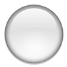 White sphere with a subtle gradient and shadow.