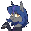 bat_wave animated GIF emoji - Friendship Academy - MLP