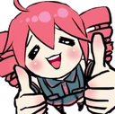 teto_thumbsup custom emote | —Cats galaxy🌠🐱—