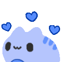 26440blueblob animated emote - gay
