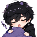 cafesleep Discord sticker - 𓆩❈𓆪 Sylvara Café 𓆩❈𓆪