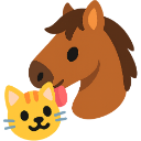 horselickkitty custom emote from Sammy's Indie-Electro Lounge