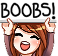 LoveBoobs Discord Emoji from Heart.exe