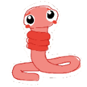Pleading_worm custom emote - The Sandbox