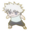 Killua Zoldyck standing in a small, ready-to-fight combat pose.