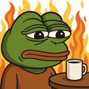 pepesadonfire Discord sticker | Starpatch