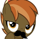 ButtonMashTheStache1 Discord sticker - Friendship Academy - MLP