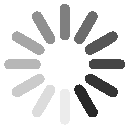 Loading spinner icon with rotating segments in shades of gray.