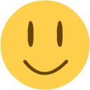 Four yellow circular faces in a row, with the first three smiling and the final one frowning.