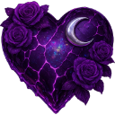HeartGothPurple Discord Emoji | 𓆩❈𓆪 Sylvara Café 𓆩❈𓆪