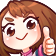 Ochaco Uraraka with brown hair smiling and giving a thumbs up gesture.