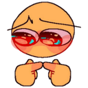 shy_blushy_cursed Discord sticker from Ga[y]ming House