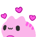 827134pinkblob animated emote - gay