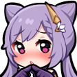 Keqing_Shy Discord sticker from NitroLoot | Free Nitro Giveaways &  Community