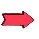 Red arrow pointing to the right with a bold outline.