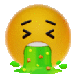 Vomit animated emote from PrizePicks