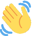 1344wave animated GIF emoji from Snapchat Social Club™