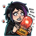 alarmed custom emote - Nyx After Dark