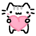 cat_cuteHeartSmile Discord sticker | Friends 18+ Sfw | Adults-only • active-chat • Mature • Friendly • Gaming • Lgbtq+ • Hangout