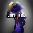 Michael Jaxon character wearing a fedora and suit tips his hat in a smooth pose.