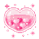 815535pinksparkheart animated emote | Chukyololi