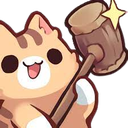 nekocat_ban custom emote - Ink & Espresso