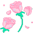 pinkroses animated emote | Lovers Cafe™ | Indian Discord Server • Nitro • Voice Chat • Active • India • Hangout • Gaming • SFW