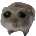 Hamster_sad custom emote from Pyraea