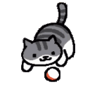 NekoAtsumeBall animated emote | local toebeans