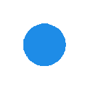 A series of blue gear icons transitioning from a solid circle to a fragmented, burning-out mechanical core.
