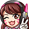 DVaPeace Discord sticker - UK Gamers 🇬🇧
