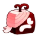 Paw-Paw Fruit from One Piece rendered in a pixel art style.