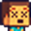 Steve from Minecraft with X eyes indicating he is dead or defeated.