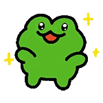 tadafrog animated GIF emoji from Green Grounds Cafe 21+