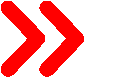 Red double arrows pointing to the right, indicating fast-forward or rapid movement.