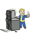 hackerboi Discord sticker | Fallout No-Elon!