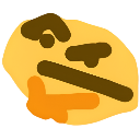 thonk Discord Emoji | Popcorn Server