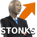 Stonks custom emote from Messi Official