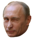 A man's face winking at the camera with a smug expression.