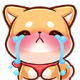 waifudoggocry Discord sticker from ୨୧     waifu cαƒe    𓂃 ✿   〈 🍵ɞ ྀྀ active ⋆ social ⋆ events ⋆ gwys ⋆ icons ⋆ gaming ⋆ art ⋆ sfw ⋆