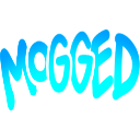 The word LOGGED written in a stylized blue graffiti font against a dark background.