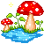 mushroom animated GIF emoji from THE HAIL MARY