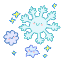 29914snowflakes animated GIF emoji from CHÉRIE ™