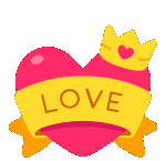 Lovecrownheart animated GIF emoji - IceMega