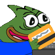 DE_pepe_credit animated emote from Trophy's Paradise