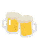 beercheers animated emote from Adultcord│Social & Gaming
